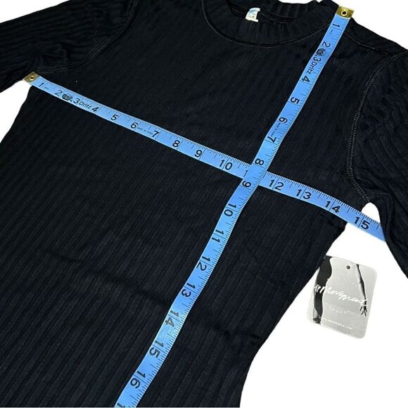 Free People Blissed Out Long Sleeve Top in Black - Picture 10 of 11